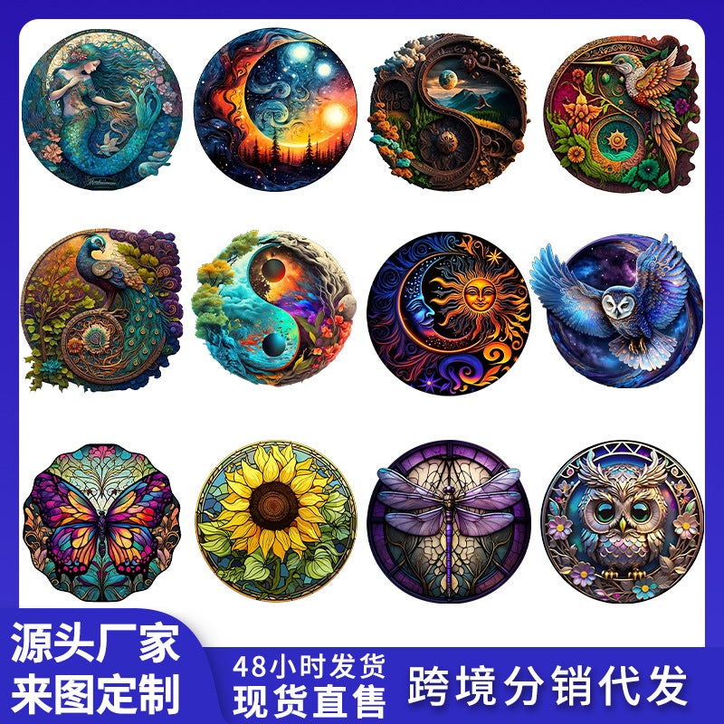 Selling Creative Animal Shaped Wooden Puzzle Irregular Three-Dimensional Wooden Puzzle Children'S Toys - Image 2